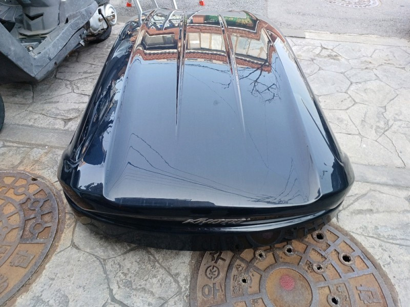 싼타페tm 코토일체형루프박스 블랙 중고 이미지