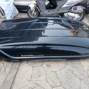 싼타페tm 코토일체형루프박스 블랙 중고 이미지