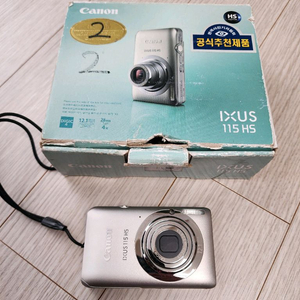 캐논 익서스115 ixus115 hs 디카 실버 판매합니다 이미지