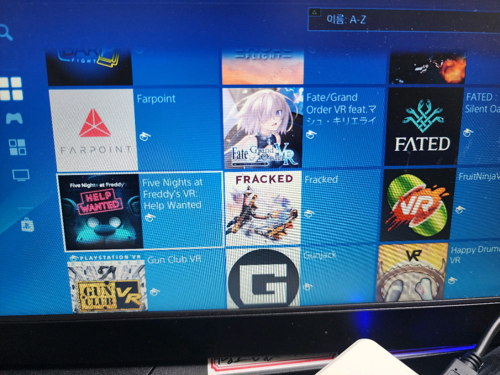 PS4 슬림 화이트 +psVR 3번세트 vr게임 500기가 이미지