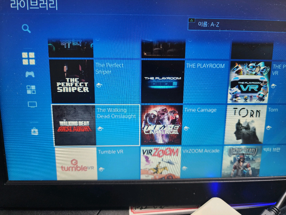PS4 슬림 화이트 +psVR 3번세트 vr게임 500기가 이미지