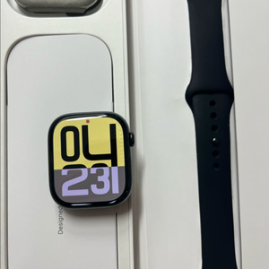 애플워치10티타늄 46mm 슬레이트 신품급 이미지