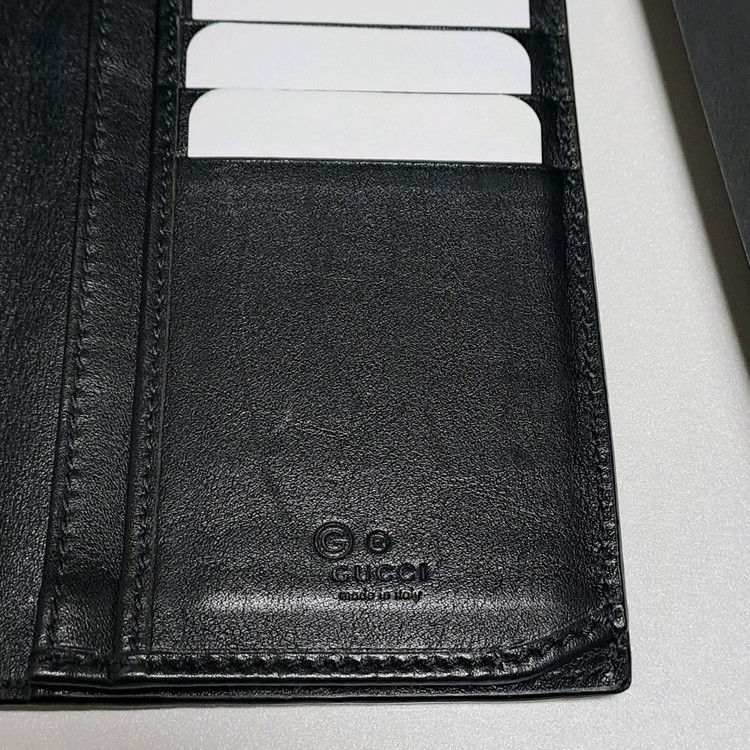 [정품/영수증 풀셋] 구찌 마이크로시마 가죽 장지갑, 구찌지갑,구찌장지갑,구찌남성지갑 이미지