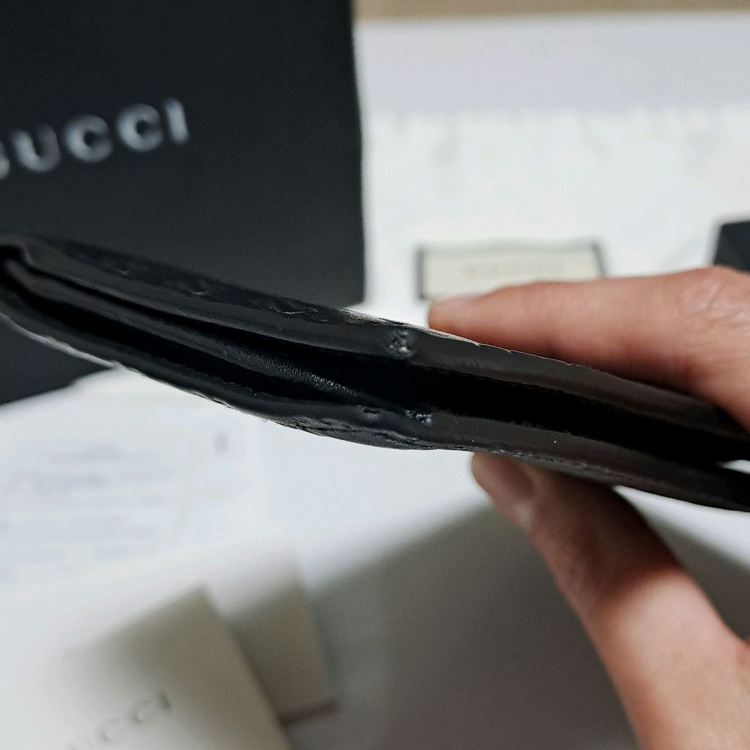 [정품/영수증 풀셋] 구찌 마이크로시마 가죽 장지갑, 구찌지갑,구찌장지갑,구찌남성지갑 이미지