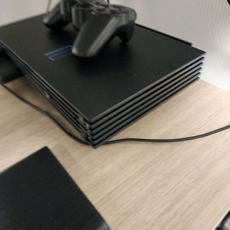 브라운관tv 및 건슈팅 게임 풀세트ps2 및 건콘2자루 이미지