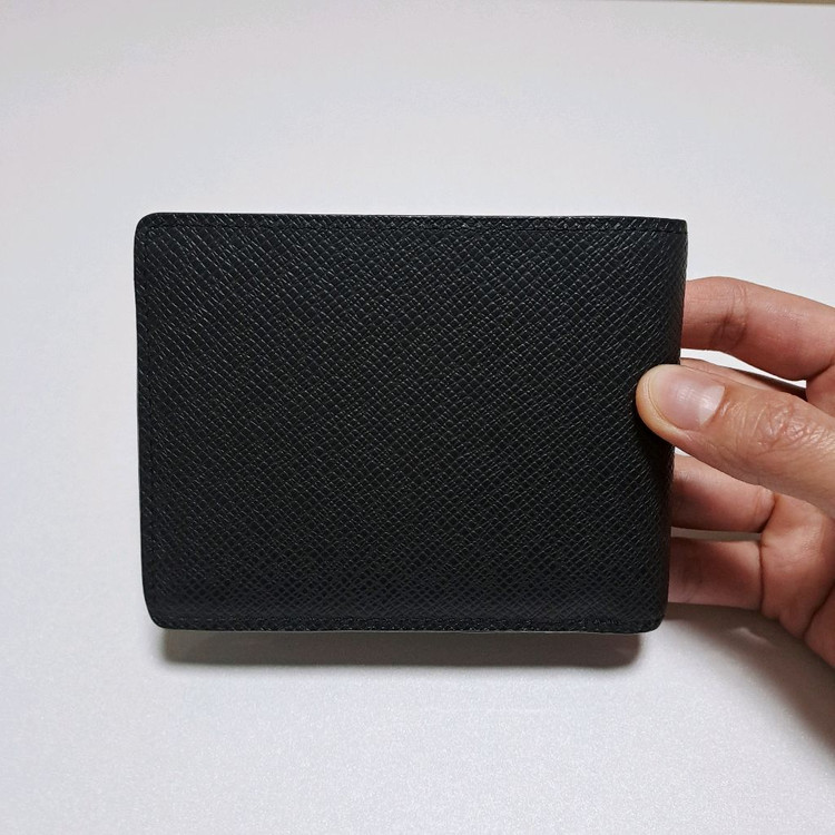 [100%/정품] 루이비통 멀티플 타이가 블랙 반지갑, 루이비통지갑,루이비통반지갑 이미지