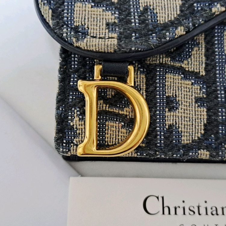 [100%/정품] 디올 새들 오블리크 자카드 카드지갑, 디올지갑,디올카드지갑,디올새들지갑 이미지