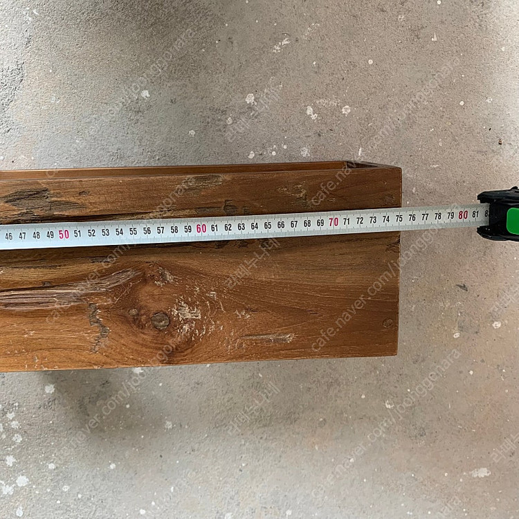 빈티지가구 티크 월박스 나무박스 수납장 선반 이미지