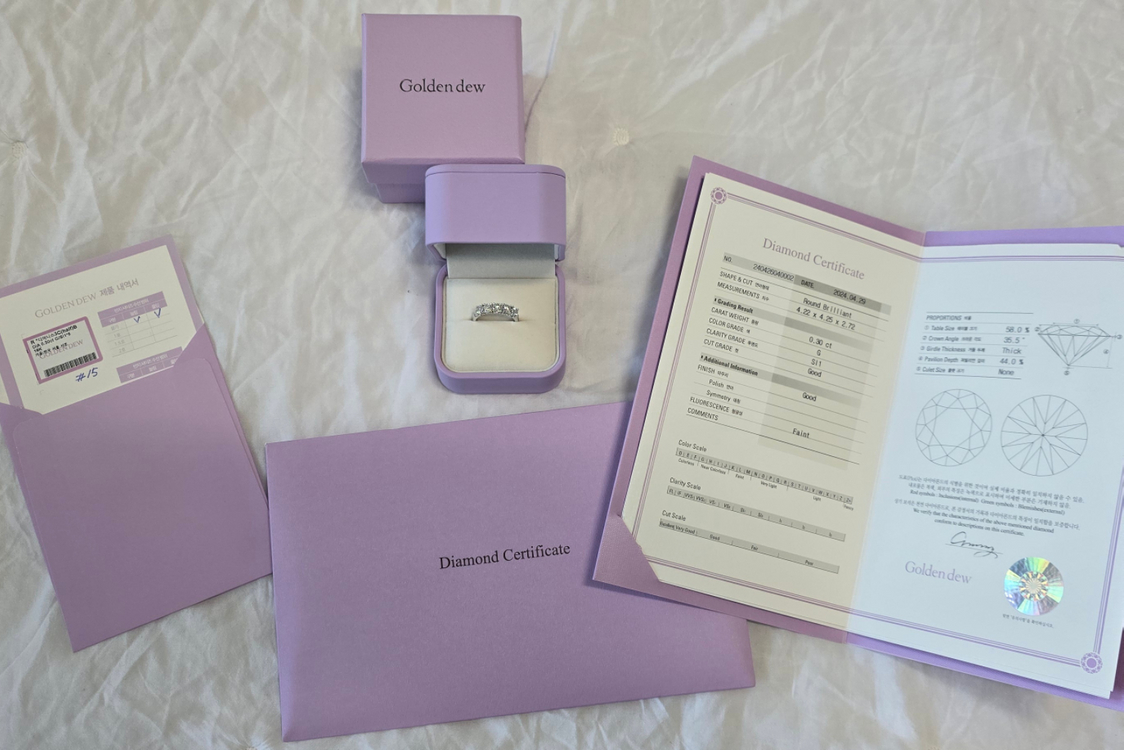 골든듀 디어니스 3부 하프링 반지 15호 이미지