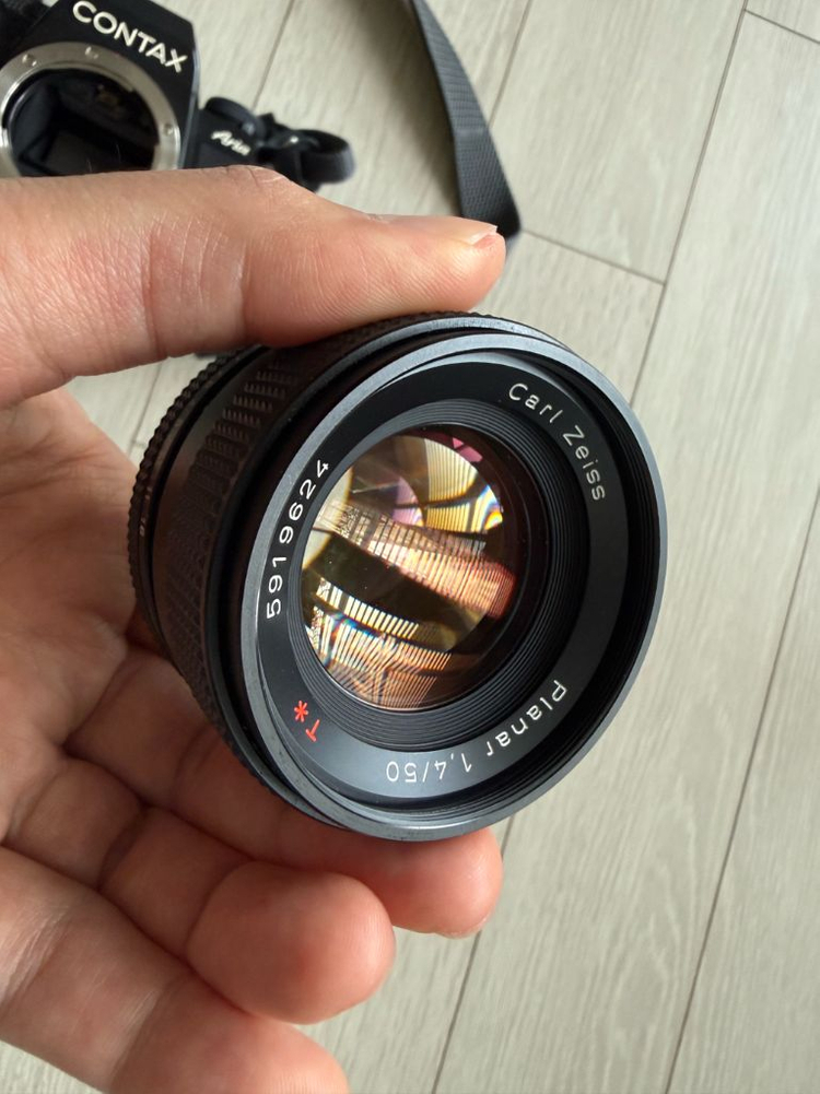 콘탁스 아리아(contax aria)+자이스 플라나 50.4 이미지