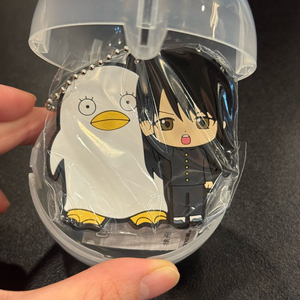 은혼 삼젯 즈라 카츠라 & 엘리 러버 마스코트 키링 가챠 이미지