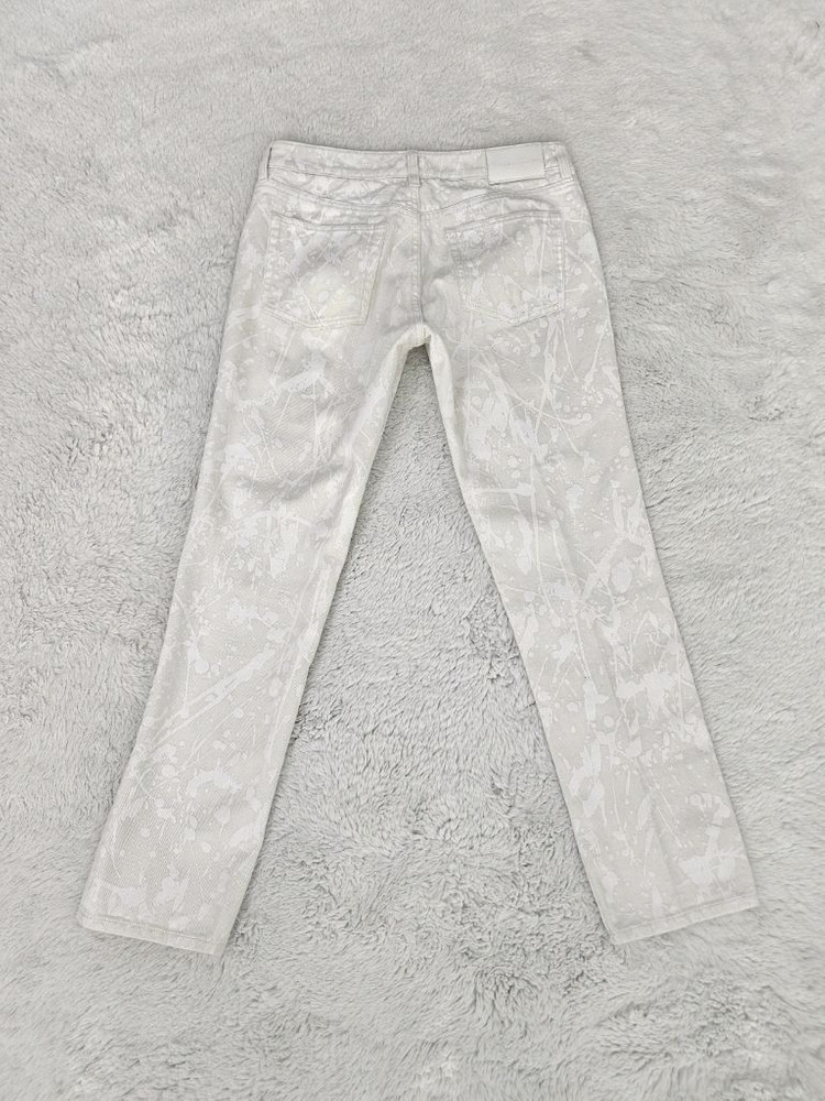 폴로 랄프로렌 퍼플라벨 화이트 페인팅 데님팬츠 [ 로로피아나 쿠치넬리 톰포드 에르메스 루이비통 키톤 ] 이미지