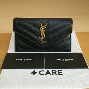 입생로랑 생로랑 카드지갑/지갑 금장 정품S급(감정O)구찌프라다루이비통디올고야드샤넬셀린느보테가생로랑발렌시아가버버리가방 이미지