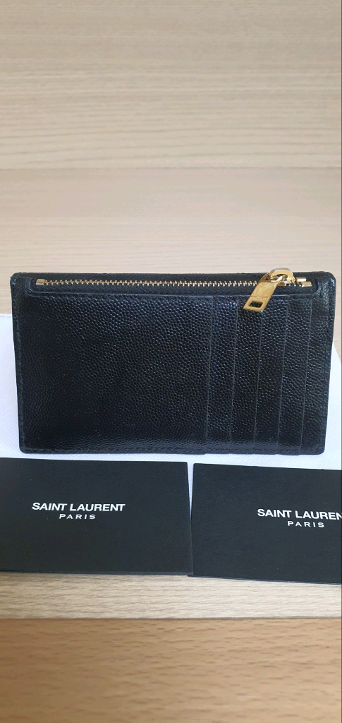 입생로랑 생로랑 카드지갑/지갑 금장 정품S급(감정O)구찌프라다루이비통디올고야드샤넬셀린느보테가생로랑발렌시아가버버리가방 이미지