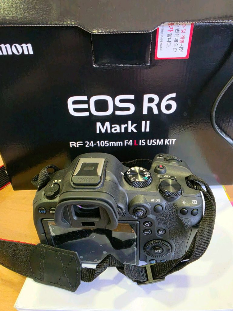 신품급 4천컷)캐논 EOS R6 Mark II 카메라 RF 바디 이미지