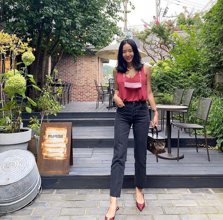 매니모어몽 청바지 데님 흑청 (s사이즈) 이미지