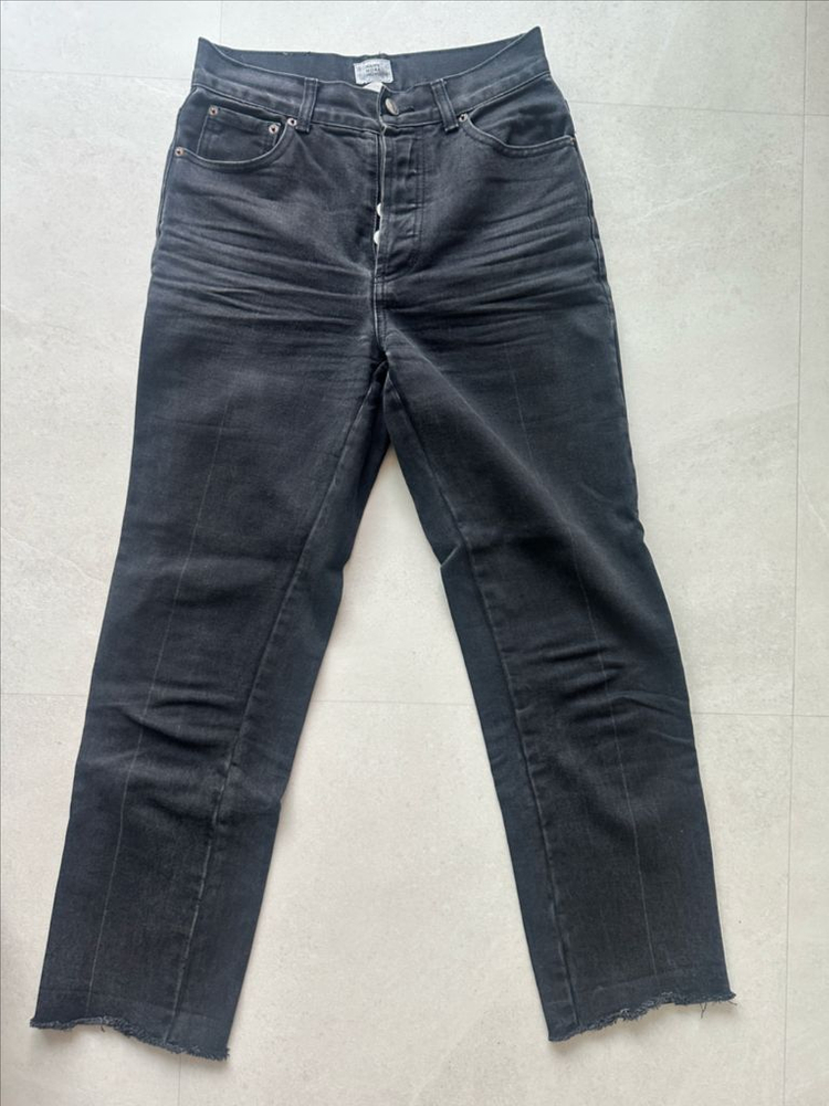 매니모어몽 청바지 데님 흑청 (s사이즈) 이미지