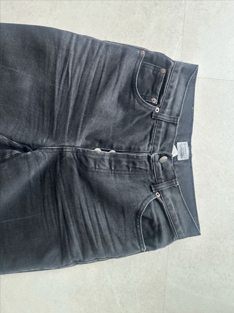 매니모어몽 청바지 데님 흑청 (s사이즈) 이미지