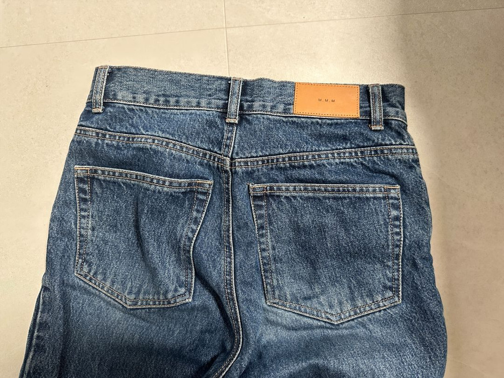 매니모어몽 슬릿 청바지 진청 (S사이즈) 이미지