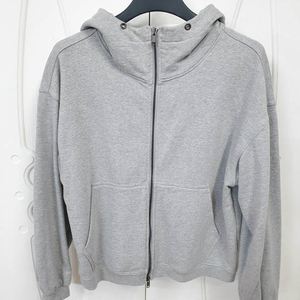 제멋 남성 오버핏 크롭 후드집업 그레이 M 이미지