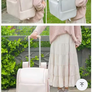 강아지 이동가방 백팩 핑크 이미지