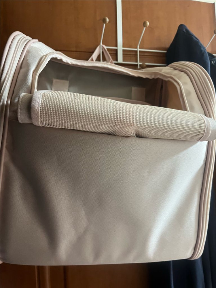 강아지 이동가방 백팩 핑크 이미지