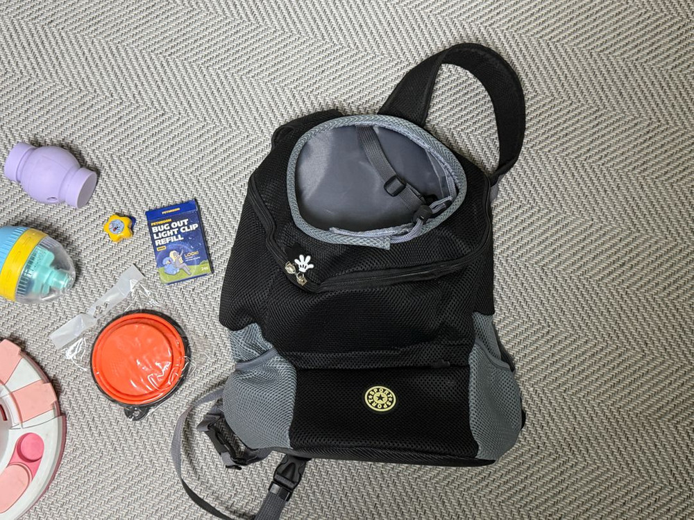 강아지 용품 11종 세트(노즈워크 장난감 리드줄 가방 밥그릇 물통 버그아웃 등) 이미지