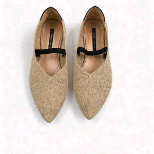 슈펜 여성 플랫 슈즈 240 골드 이미지