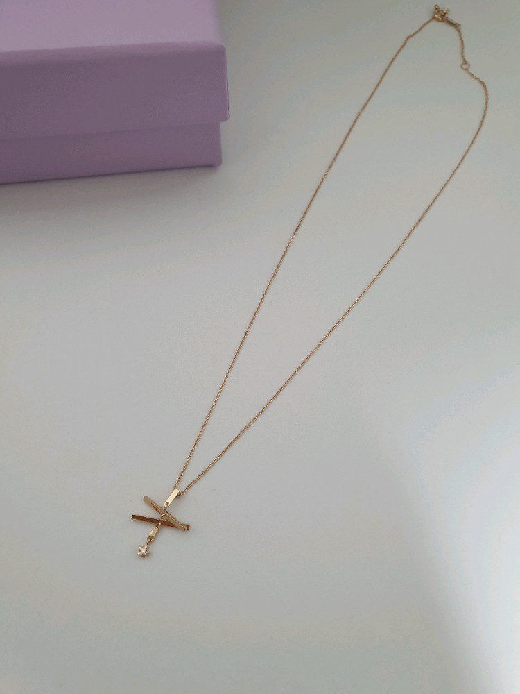 골든듀 18k 수퍼노바 다이아 목걸이 이미지