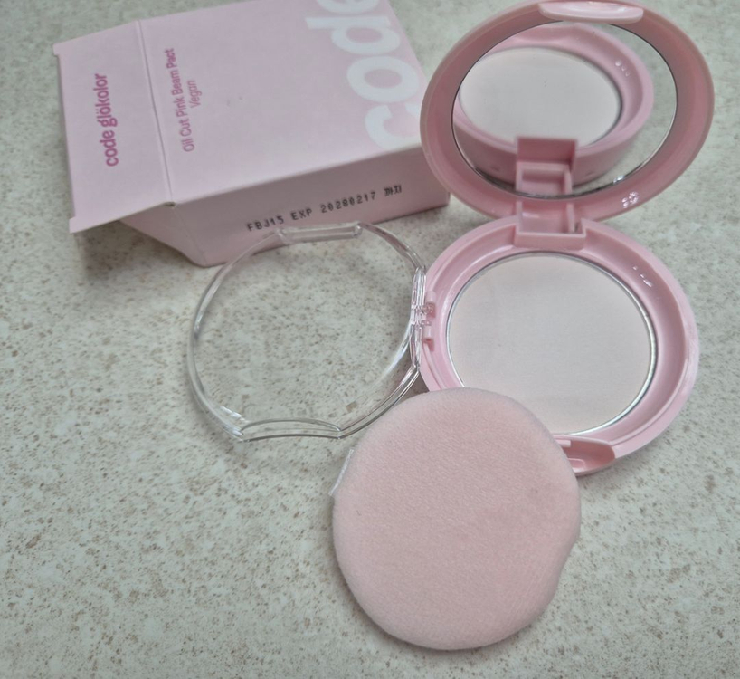 코드글로컬러 오일컷 핑크빔 팩트 이미지