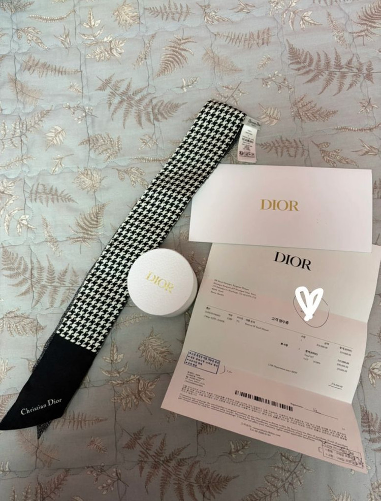 디올 몽테인 미차 스카프 새상품 이미지