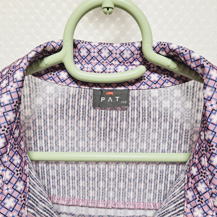 깨끗한 PAT 여성 카라 긴팔티 스판 지퍼 티셔츠 이미지