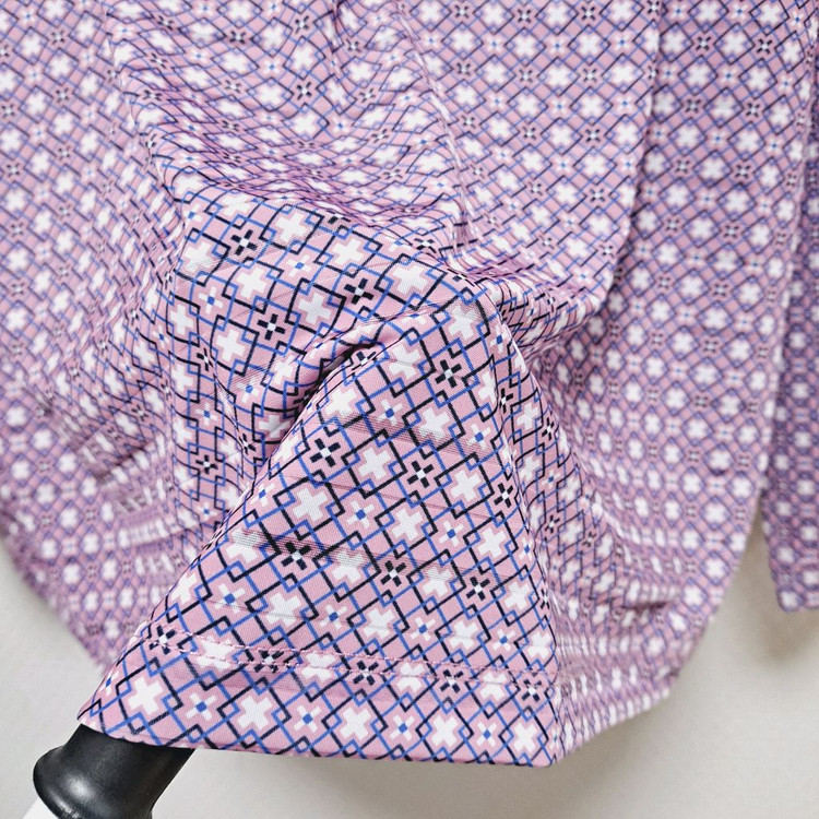 깨끗한 PAT 여성 카라 긴팔티 스판 지퍼 티셔츠 이미지