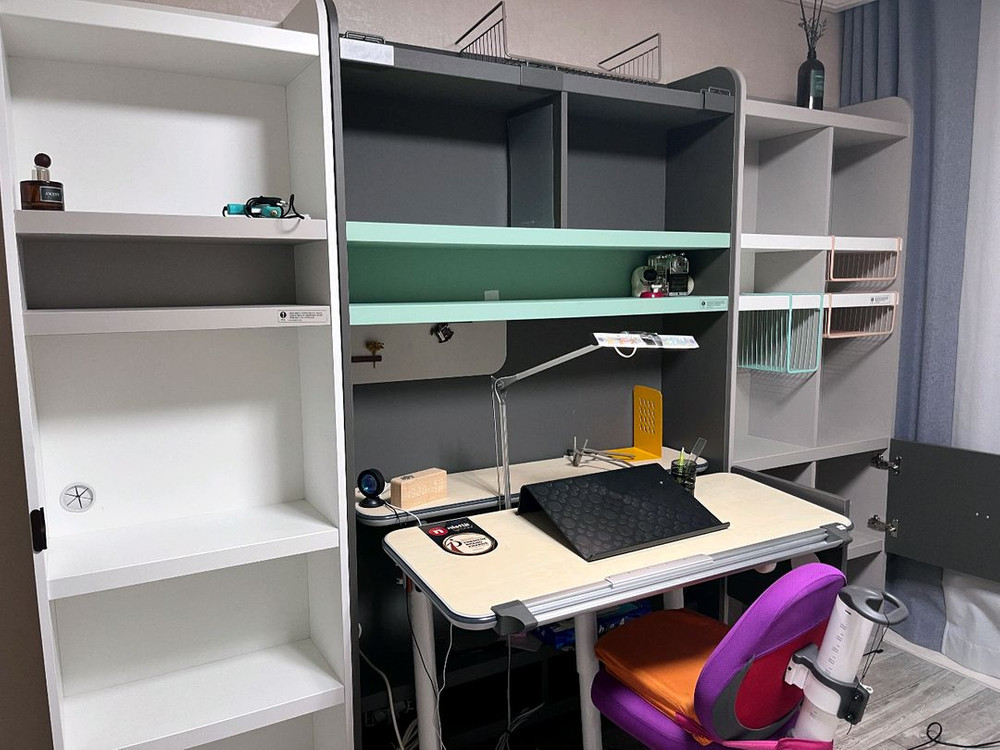 니스틀그로우 책상, 책장, 의자 셋트(두종류) 이미지