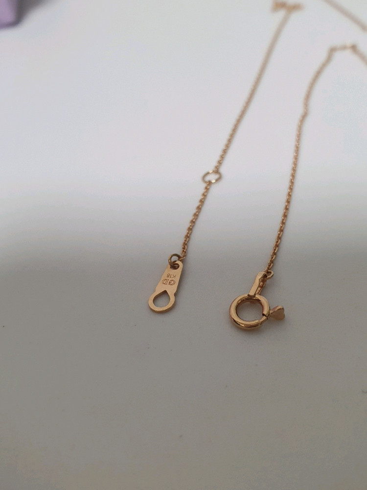 골든듀 18k 해피듀 다이아 목걸이 귀걸이 세트 이미지