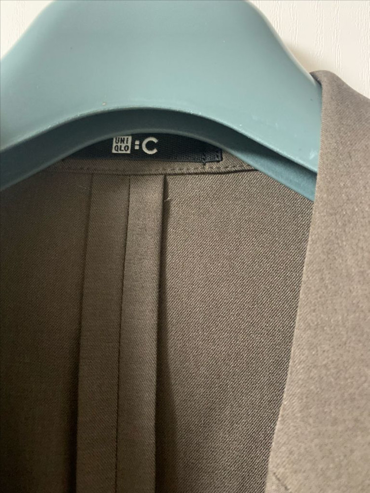 유니클로c25ss 감탄재킷 다크브라운 L판매 이미지