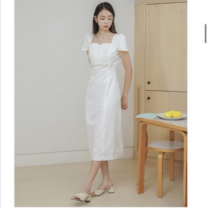 새상품 플로움 로즈 케이크 드레스 화이트 이미지