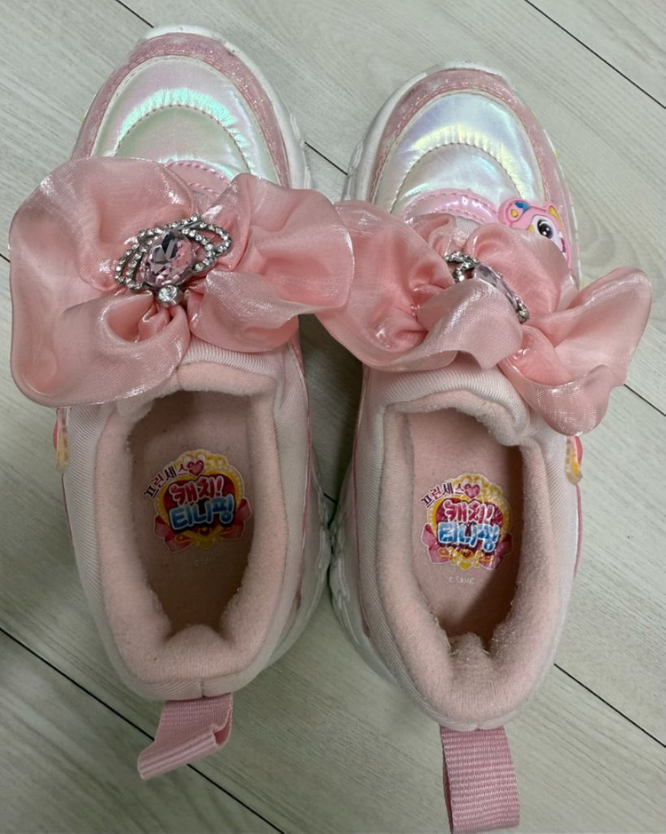 프린세스 캐치티니핑 LED 패딩슬립온 아름핑 운동화 이미지