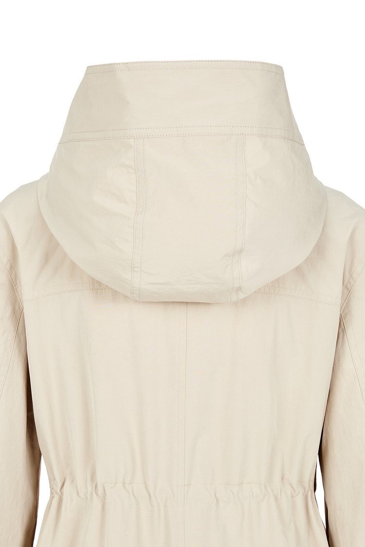 지컷 바스락 23년 후드 야상 점퍼 자켓 스트링 코트 올드머니룩 출근룩 트렌치 이미지