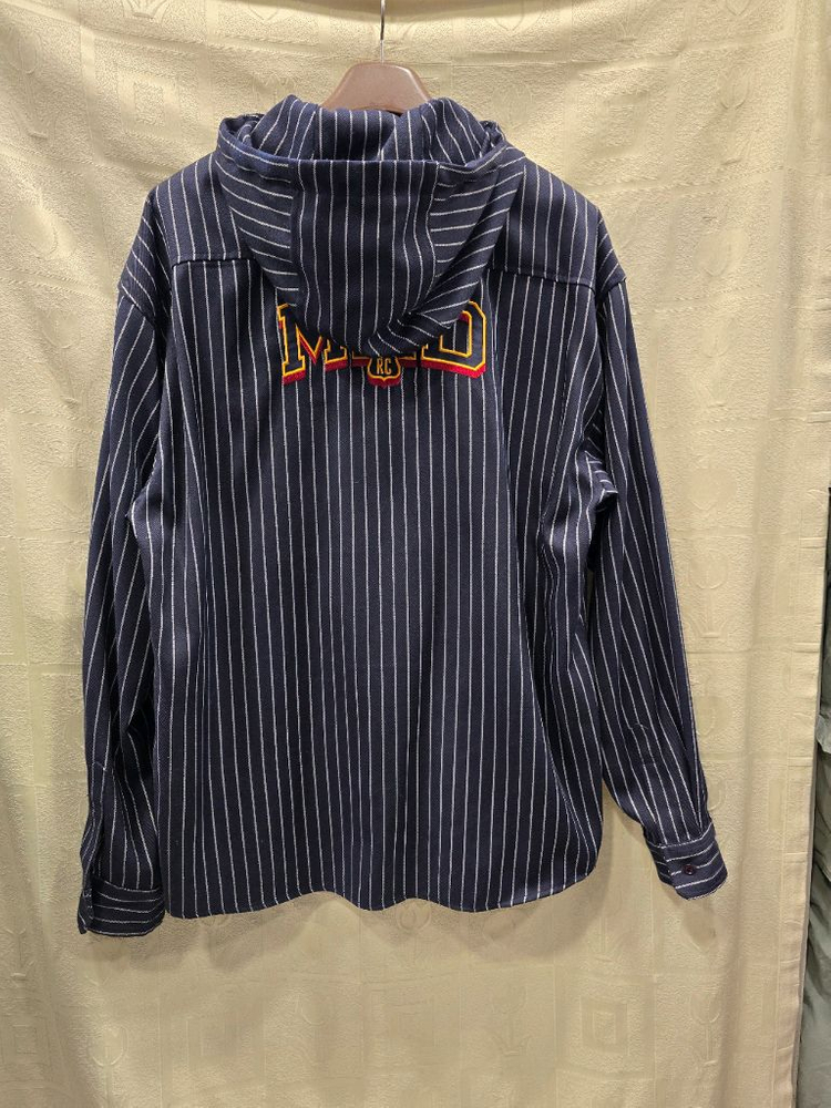 로맨틱크라운 스트라이프 후드 셔츠 프리사이즈 이미지