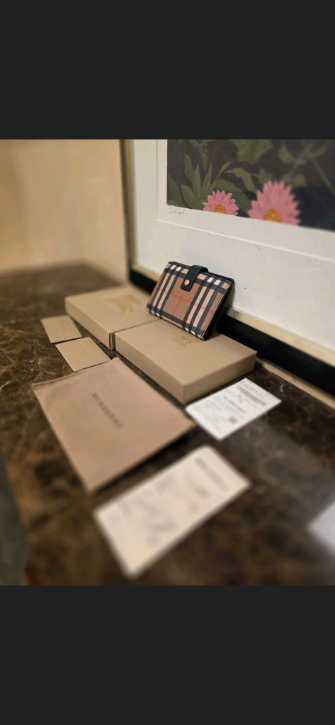 버버리 체크 카드지갑 / 정품 풀구성 / 상태좋음 이미지