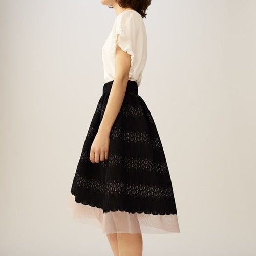 새상품 MAJE 마쥬 플레어 샤 스커트 1 이미지