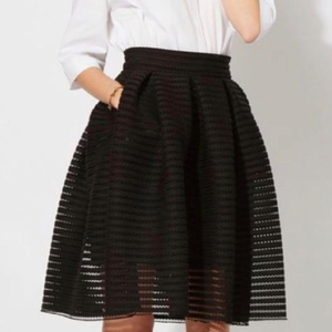 새상품 MAJE 마쥬 네오프렌 플레어 스커트 1 이미지