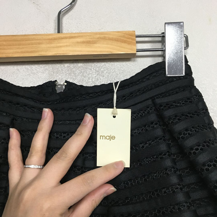 새상품 MAJE 마쥬 네오프렌 플레어 스커트 1 이미지