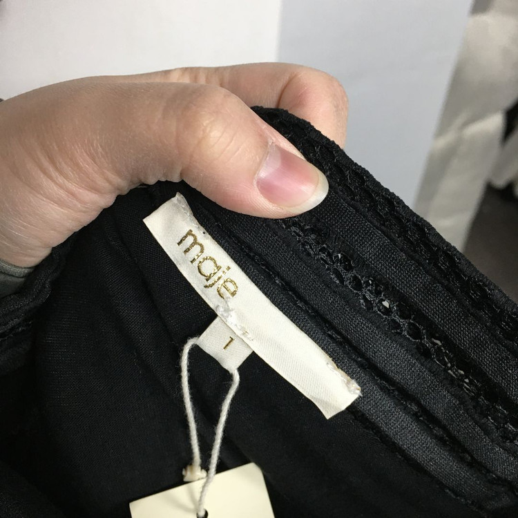 새상품 MAJE 마쥬 네오프렌 플레어 스커트 1 이미지