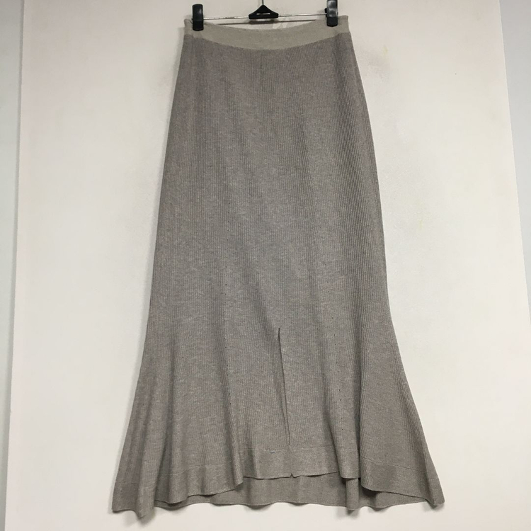 TIME 타임 플레어 니트 스커트 F 이미지