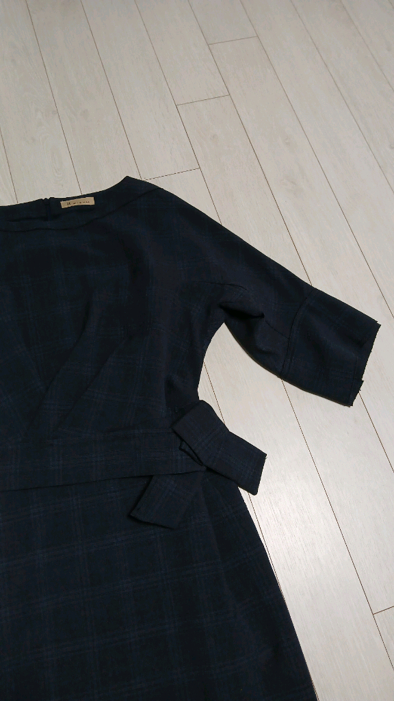 잇미샤 체크무늬 원피스(상태최상) 이미지