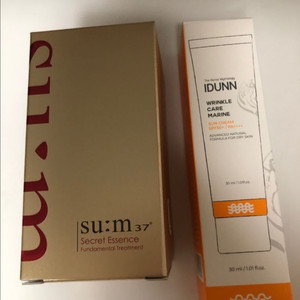 (새상품)숨 시크릿에센스+이든 링클케어 선크림 이미지