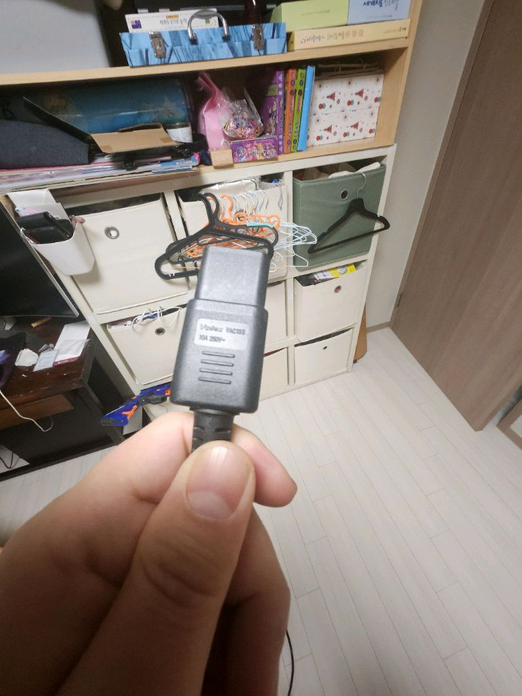 ##[전원케이블/컴퓨터주변기기]## IEC C13 AC 전원 케이블 (PC·모니터용, 약 3m) 이미지