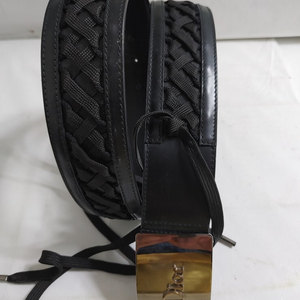 명품 디올(Dior 정품)레이스업(Lace-up) 위빙 벨트 존 갈리아노 크리에이티브 디렉터 디자인 단한점 이미지